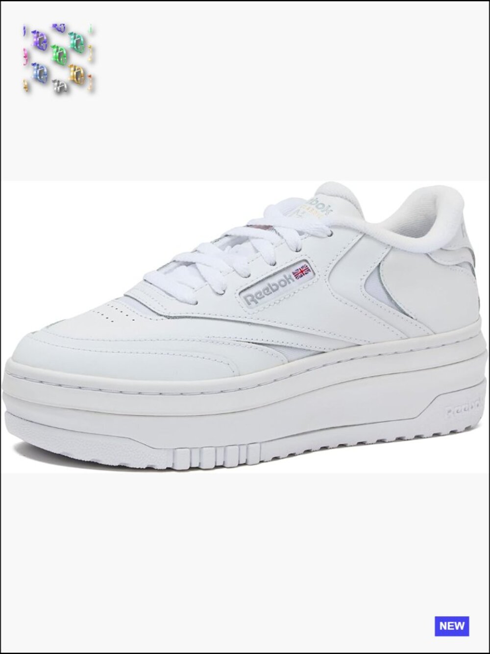 Platform Sneakers Chunky Casual White Fashion Tennis Lace Up Low Top